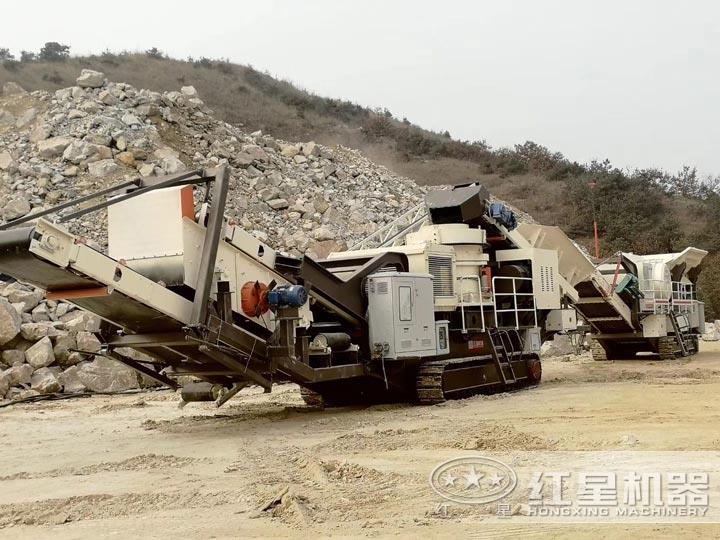 建筑垃圾破碎現場，選好設備收益更高